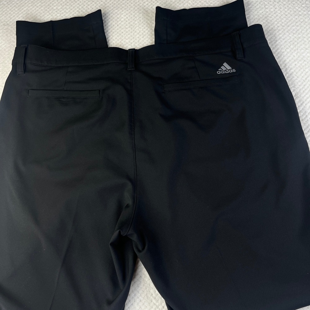 Adidas Mens Ultimate365 Golf Pants Black 36x32 Stretch Performance Trousers - Picture 3 of 9